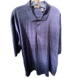 Men’s La Veen Navy Short Sleeve Polo Shirt SZ 3 XL